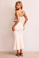 Later Feelings Maxi Dress - Cream
