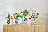 Enamel Tall Vase