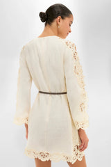Cream Awaken Embroidered Tunic