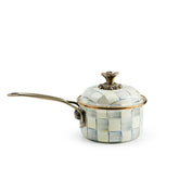 Sterling Check Enamel 1 Qt. Saucepan
