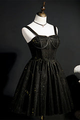 Wine Red Corset Tulle Short Princess Dress