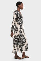 Niku Cream Theodora Column Dress