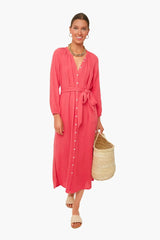Rose Coral Irys Dress
