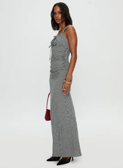 Roundtrip Maxi Dress Black / White