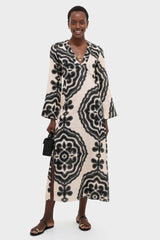 Niku Cream Theodora Column Dress