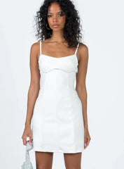 Lunara Mini Dress White