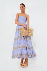 Campania Peri Smocked Back Maxi Dress