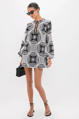 Black Plain Gia Mini Dress